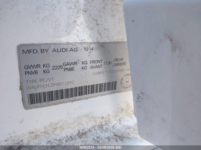 Audi A4 Premium Plus 2015 WAUFFCFL2FN017242 Image 9