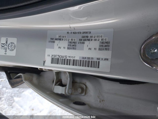 JM1DKFC75K0444159 Mazda Cx-3 Touring