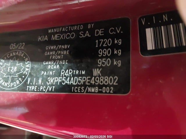 KIA Forte Gt Line 2023 3KPF54AD5PE498802 Image 9