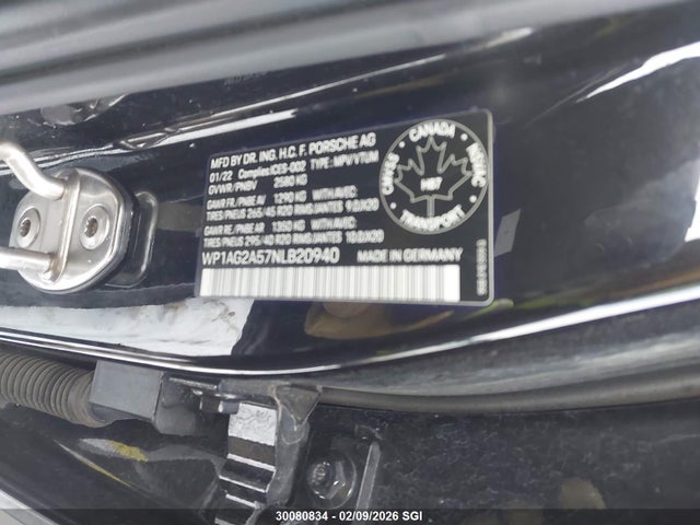 WP1AG2A57NLB20940 Porsche MACAN S