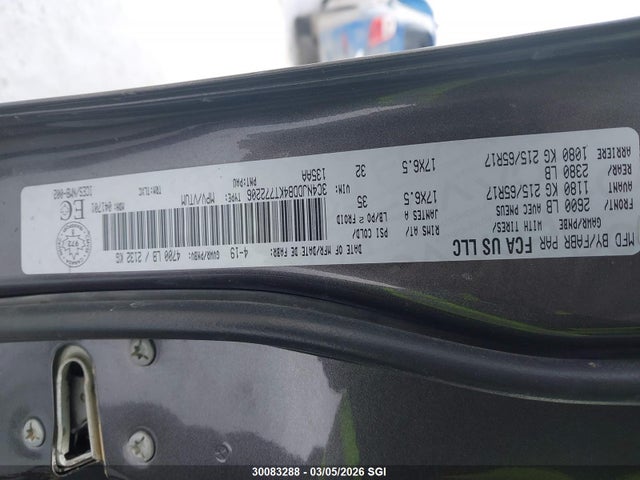 3C4NJDDB4KT772206 Jeep Compass Trailhawk