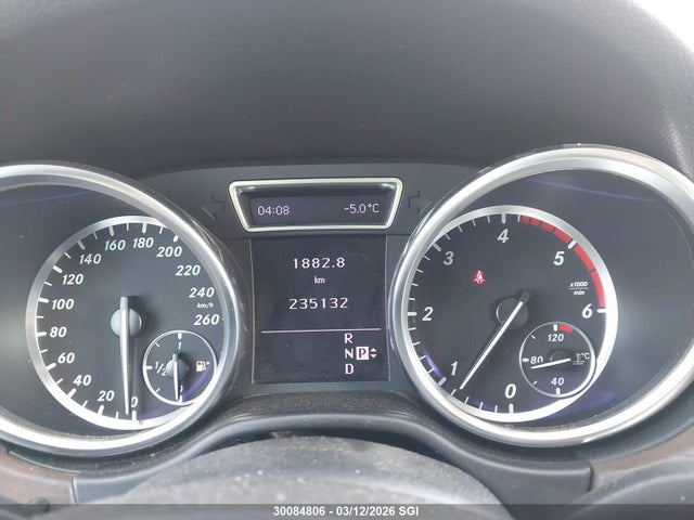 Aukcja sprzedaży 2012 Mercedes-benz Ml 350 Bluetec, vin: 4JGDA2EB9CA040012, numer aukcji: 30084806