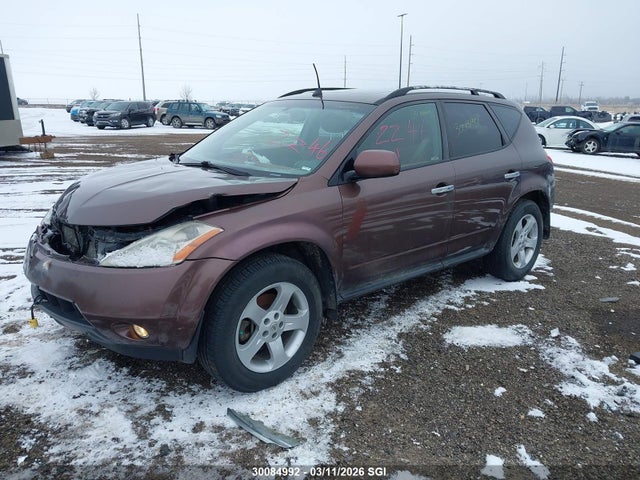 30084992 :رقم المزاد ، JN8AZ08W23W221463 vin ، 2003 Nissan Murano Sl/se مزاد بيع