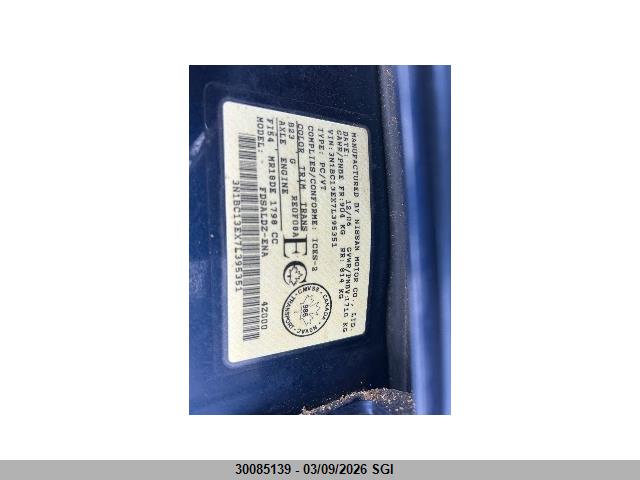 Aukcja sprzedaży 2007 Nissan Versa S/sl, vin: 3N1BC13EX7L395351, numer aukcji: 30085139