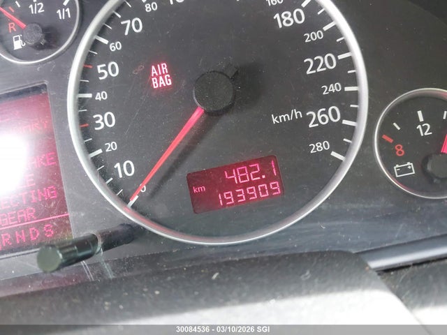 Aukcja sprzedaży 2003 Audi Allroad, vin: WA1YD64B43N109178, numer aukcji: 30084536