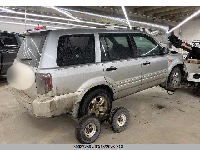 2006 Honda Pilot Lx მანქანა იყიდება აუქციონზე, vin: 5FNYF281X6B037755, აუქციონის ნომერი: 30083286
