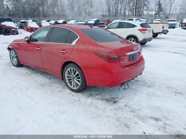 Продажа на аукционе авто 2021 Infiniti Q50 Luxe, vin: JN1EV7BR7MM751240, номер лота: 30083244