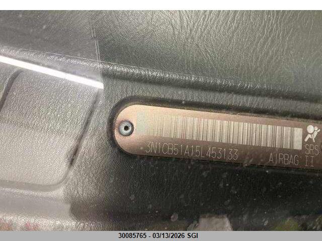 Aukcja sprzedaży 2005 Nissan Sentra 1.8s, vin: 3N1CB51A15L453133, numer aukcji: 30085765