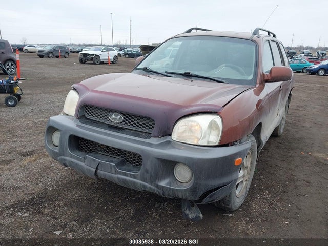 2004 Hyundai Santa Fe მანქანა იყიდება აუქციონზე, vin: KM8SB73D44U829979, აუქციონის ნომერი: 30085938