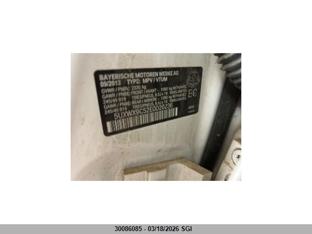 5UXWX9C52E0D20236 BMW X3 Xdrive28i