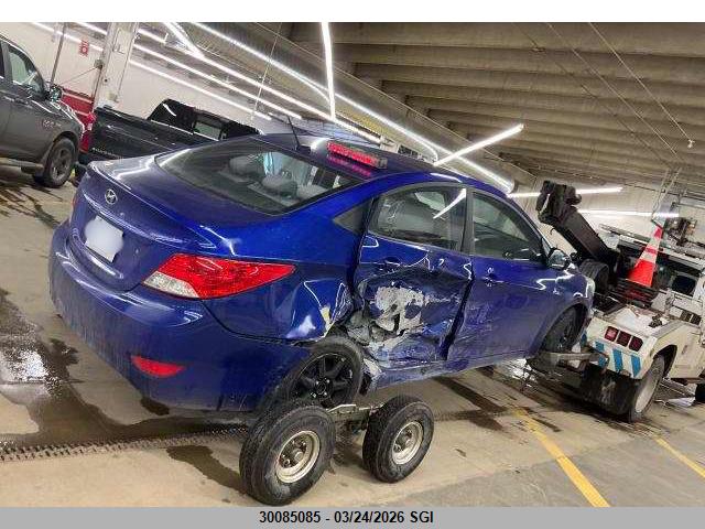 30085085 :رقم المزاد ، KMHCT4AE4EU732715 vin ، 2014 Hyundai Accent Gl مزاد بيع
