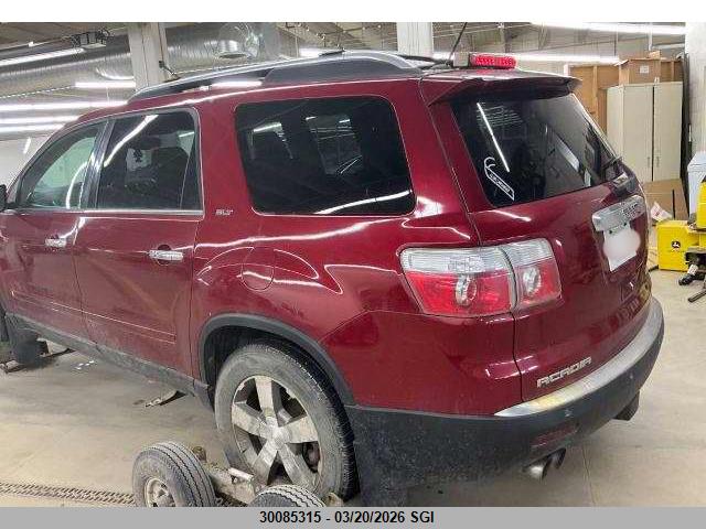 Aukcja sprzedaży 2009 Gmc Acadia Slt-2, vin: 1GKEV33D09J107889, numer aukcji: 30085315