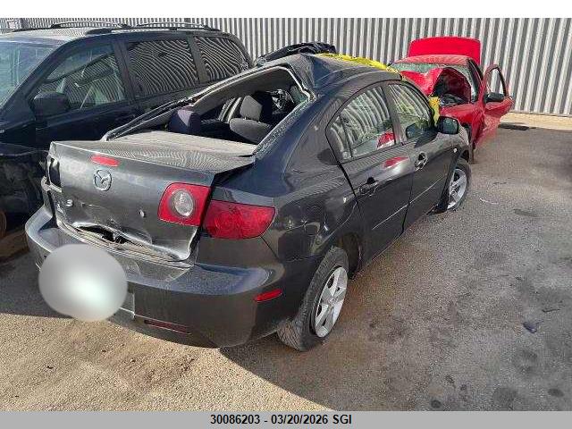 30086203 :رقم المزاد ، JM1BK12F561438560 vin ، 2006 Mazda 3 I مزاد بيع