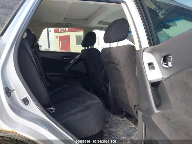 2010 Nissan Murano S/sl/le მანქანა იყიდება აუქციონზე, vin: JN8AZ1MW9AW134345, აუქციონის ნომერი: 30086346