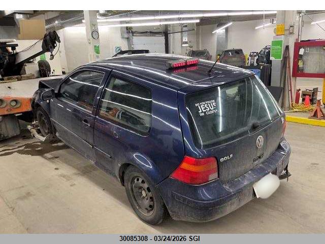 30085308 :رقم المزاد ، WVWBA21J4YW220047 vin ، 2000 Volkswagen Golf Gl مزاد بيع