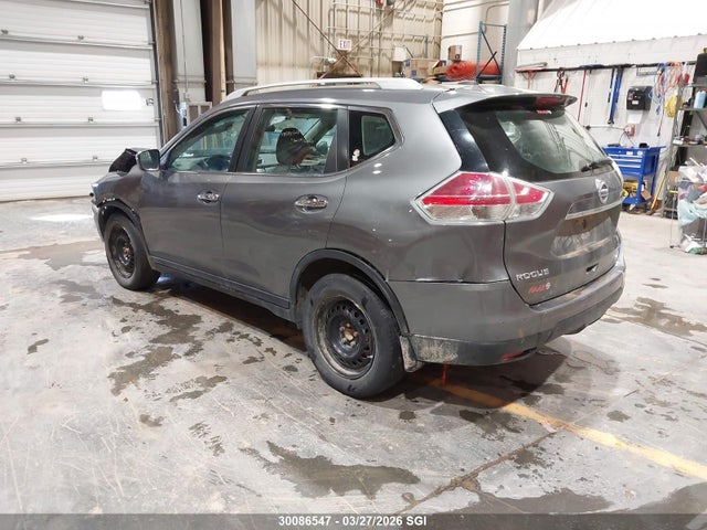 2015 Nissan Rogue S/sl/sv მანქანა იყიდება აუქციონზე, vin: 5N1AT2MT3FC905024, აუქციონის ნომერი: 30086547