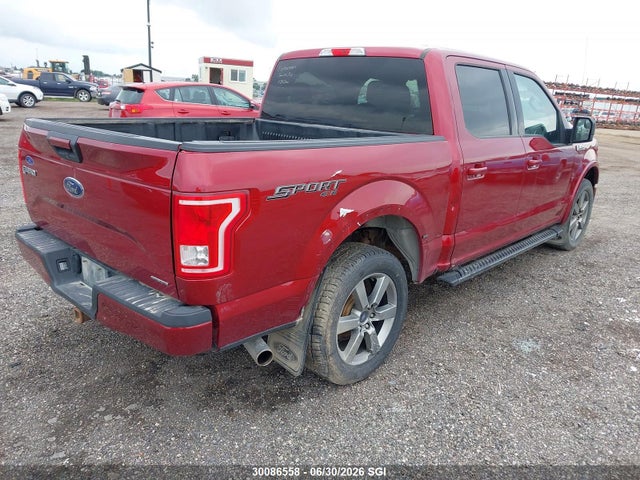 2016 Ford F150 Supercrew მანქანა იყიდება აუქციონზე, vin: 1FTEW1EF2GFA25996, აუქციონის ნომერი: 30086558