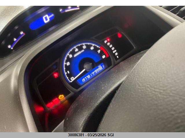 30086381 :رقم المزاد ، 2HGFG126X9H000627 vin ، 2009 Honda Civic Lx Sr مزاد بيع