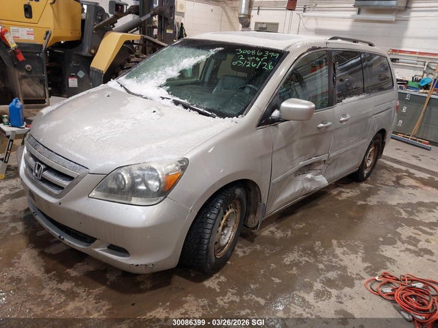 30086399 :رقم المزاد ، 5FNRL38787B500629 vin ، 2007 Honda Odyssey Exl مزاد بيع