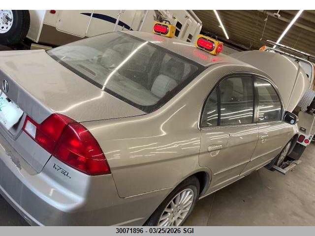 Продаж на аукціоні авто 2003 Acura 1.7el Premium, vin: 2HHES36803H004755, номер лоту: 30071896