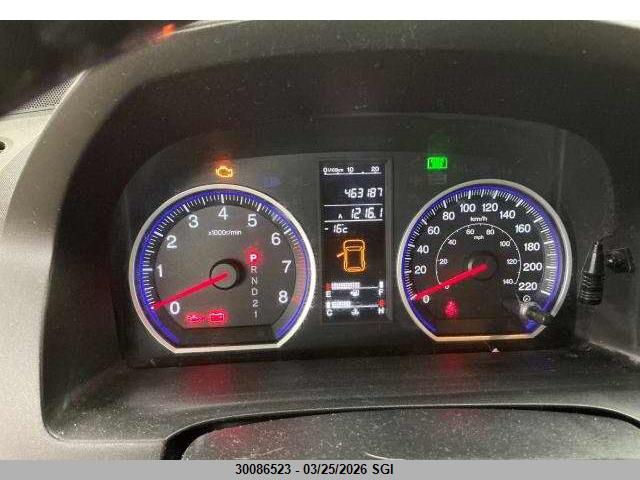30086523 :رقم المزاد ، 5J6RE48749L805751 vin ، 2009 Honda Cr-v Exl مزاد بيع