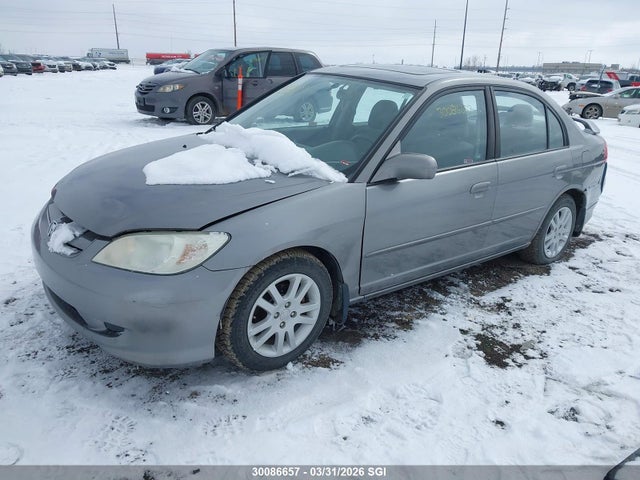 30086657 :رقم المزاد ، 2HGES16645H029412 vin ، 2005 Honda Civic Lx مزاد بيع