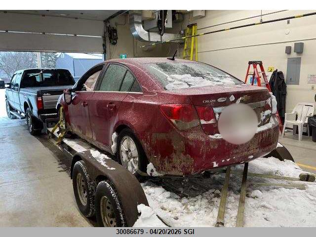 2011 Chevrolet Cruze Lt მანქანა იყიდება აუქციონზე, vin: 1G1PG5S97B7168448, აუქციონის ნომერი: 30086679