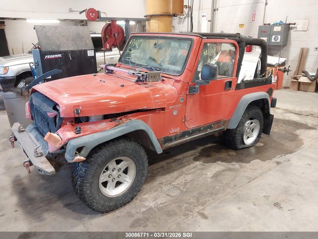 30086771 :رقم المزاد ، MBPGSIN5980 vin ، 2005 Jeep Wrangler / Tj مزاد بيع