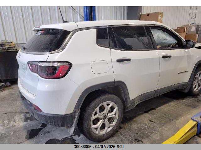 Продажа на аукционе авто 2025 Jeep Compass Sport, vin: 3C4NJDAN0ST538191, номер лота: 30086806