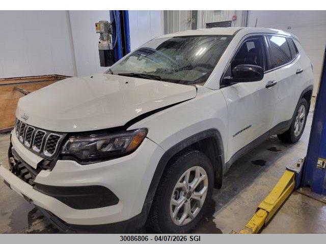 Продажа на аукционе авто 2025 Jeep Compass Sport, vin: 3C4NJDAN0ST538191, номер лота: 30086806