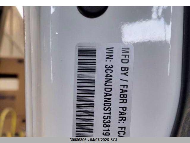 Продажа на аукционе авто 2025 Jeep Compass Sport, vin: 3C4NJDAN0ST538191, номер лота: 30086806