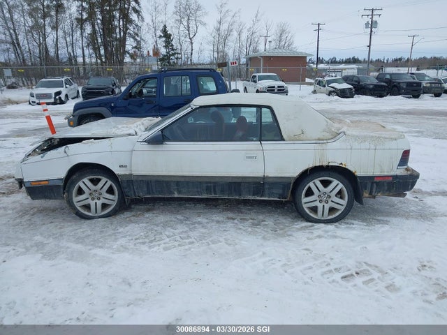 1990 Chrysler Lebaron მანქანა იყიდება აუქციონზე, vin: 1C3BJ4535LG481153, აუქციონის ნომერი: 30086894