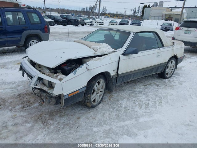 1990 Chrysler Lebaron მანქანა იყიდება აუქციონზე, vin: 1C3BJ4535LG481153, აუქციონის ნომერი: 30086894