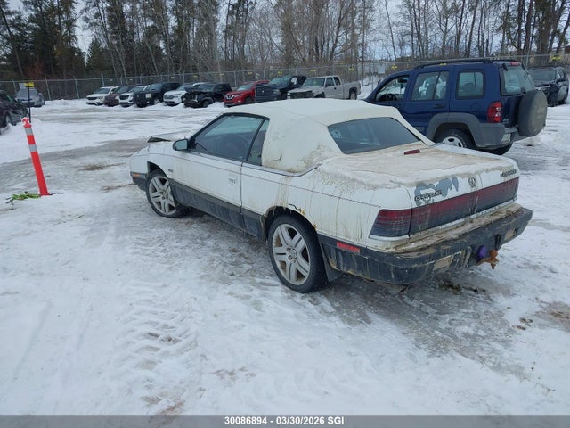 1990 Chrysler Lebaron მანქანა იყიდება აუქციონზე, vin: 1C3BJ4535LG481153, აუქციონის ნომერი: 30086894