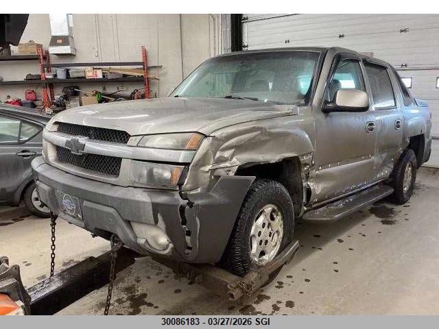 Продаж на аукціоні авто 2003 Chevrolet Avalanche K1500, vin: 3GNEK13T23G265683, номер лоту: 30086183