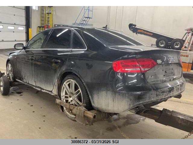 30086372 :رقم المزاد ، WAULK68K49N066922 vin ، 2009 Audi A4 3.2 مزاد بيع