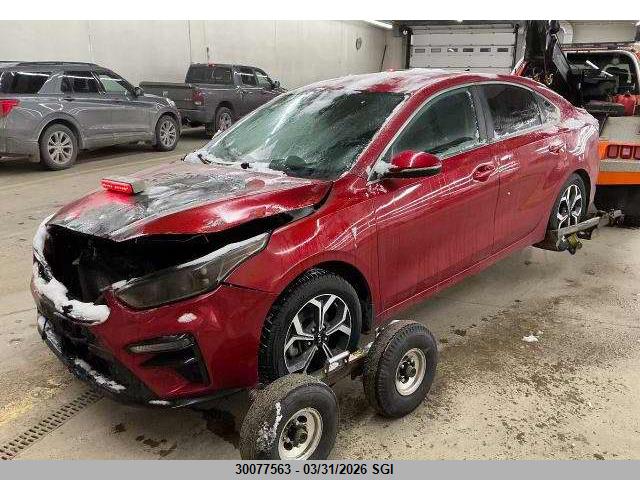 30077563 :رقم المزاد ، 3KPF54AD6LE148976 vin ، 2020 Kia Forte Ex مزاد بيع