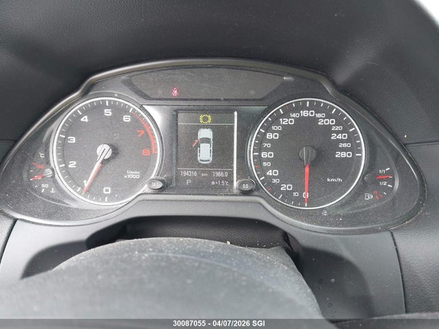 30087055 :رقم المزاد ، WA1VFCFP8CA125962 vin ، 2012 Audi Q5 Prestige مزاد بيع