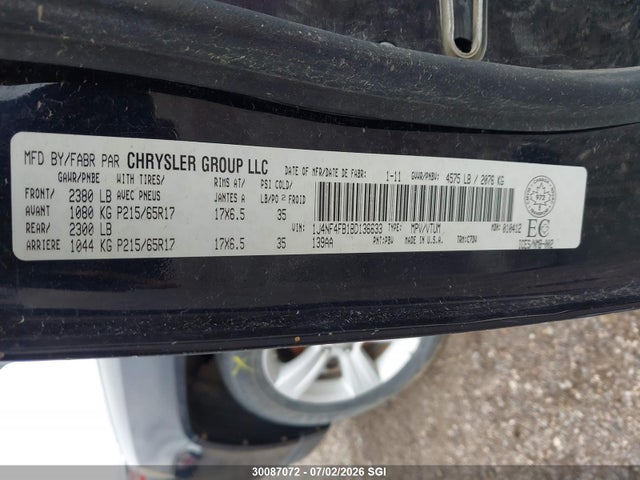 Продажа на аукционе авто 2011 Jeep Compass, vin: 1J4NF4FB1BD136633, номер лота: 30087072