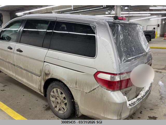 2007 Honda Odyssey Lx მანქანა იყიდება აუქციონზე, vin: 5FNRL38227B514160, აუქციონის ნომერი: 30085435