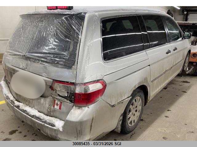 2007 Honda Odyssey Lx მანქანა იყიდება აუქციონზე, vin: 5FNRL38227B514160, აუქციონის ნომერი: 30085435