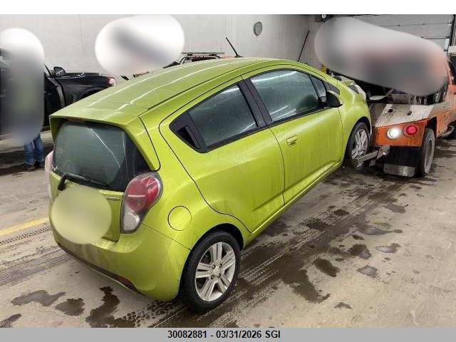 Aukcja sprzedaży 2013 Chevrolet Spark 1lt, vin: KL8CD6S9XDC514886, numer aukcji: 30082881