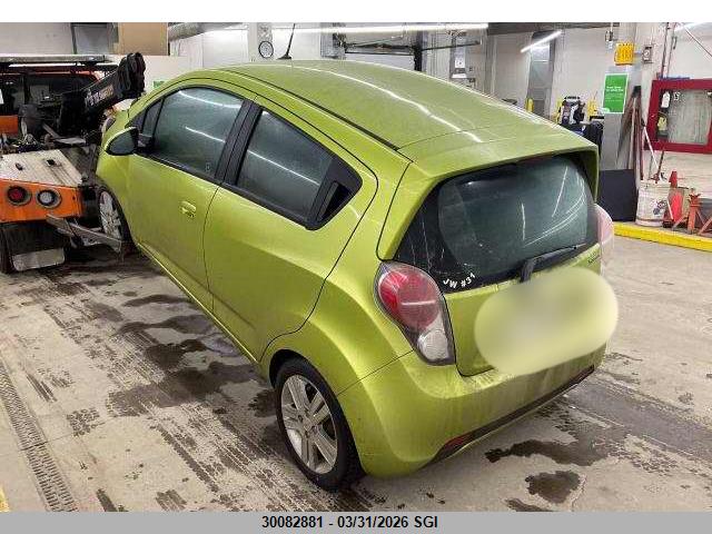Aukcja sprzedaży 2013 Chevrolet Spark 1lt, vin: KL8CD6S9XDC514886, numer aukcji: 30082881