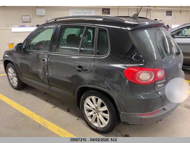 30087216 :رقم المزاد ، WVGBV95N79W534203 vin ، 2009 Volkswagen Tiguan Se/sel مزاد بيع