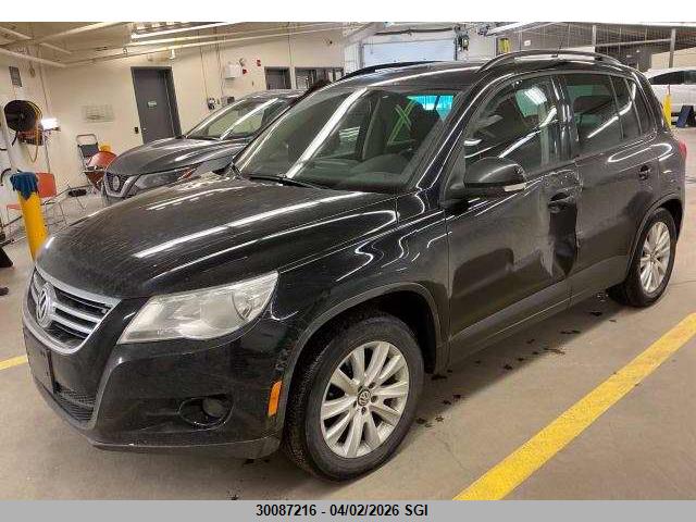 30087216 :رقم المزاد ، WVGBV95N79W534203 vin ، 2009 Volkswagen Tiguan Se/sel مزاد بيع