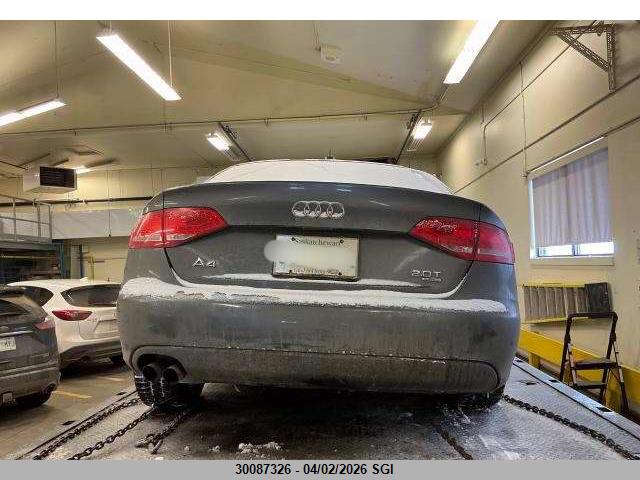 30087326 :رقم المزاد ، WAUFFCFL7CA044360 vin ، 2012 Audi A4 Premium مزاد بيع