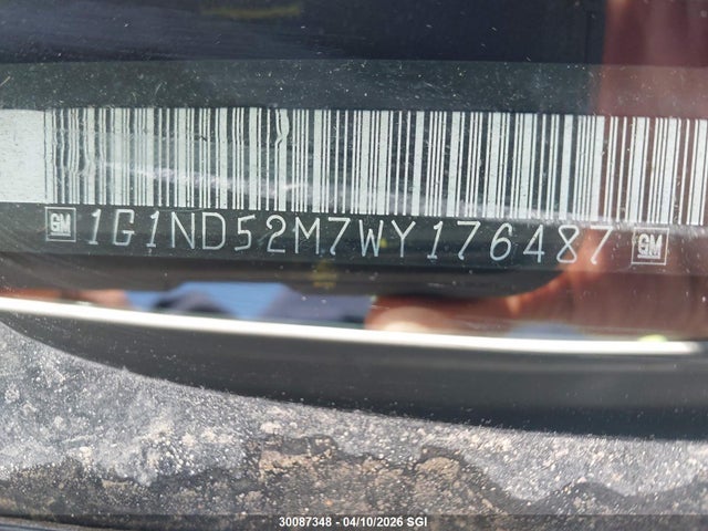 Aukcja sprzedaży 1998 Chevrolet Malibu, vin: 1G1ND52M7WY176487, numer aukcji: 30087348