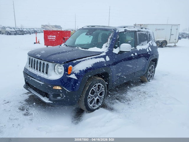 30087880 :رقم المزاد ، ZACCJBDT2GPE24665 vin ، 2016 Jeep Renegade Limited مزاد بيع