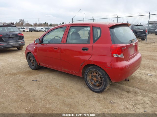 2007 Chevrolet Aveo Ls მანქანა იყიდება აუქციონზე, vin: KL1TD65677B690918, აუქციონის ნომერი: 30087888
