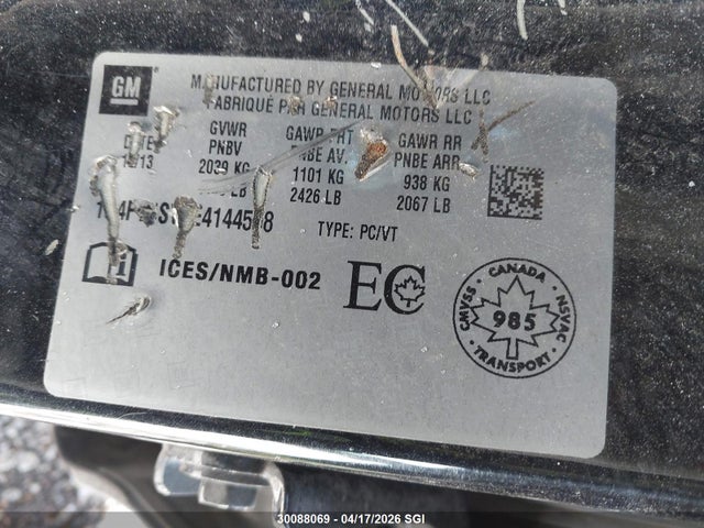 1G4PT5SV9E4144508 Buick Verano Premium